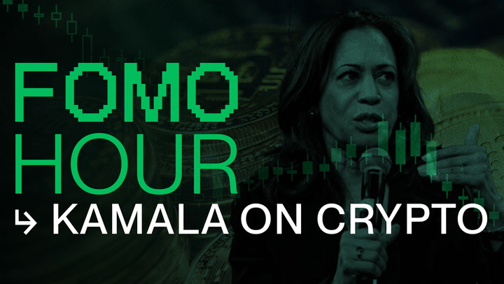 FOMO HOUR 185 - KAMALA 'SUPPORTS' CRYPTO?