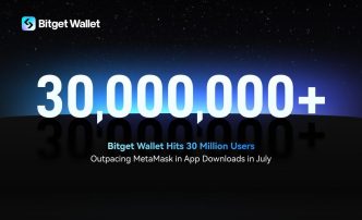 Bitget Wallet Hits 30 Million Users, Outpacing MetaMask in App Downloads in July