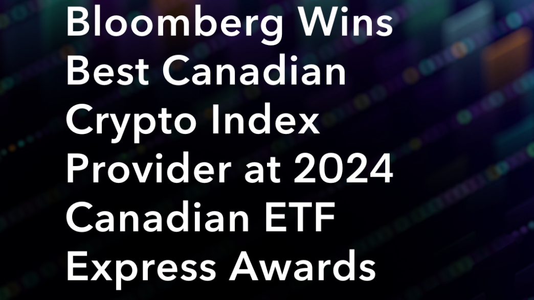 Bloomberg Wins Best Canadian Crypto Index Provider at 2024 Canadian ETF Express Awards | Press