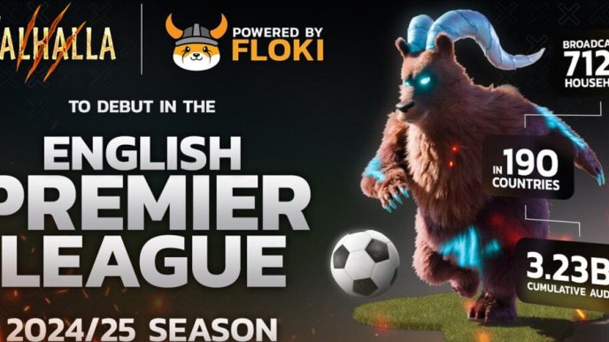 Floki Announces Major Ad Campaign for Valhalla in the English Premier League for 2024-25 Season