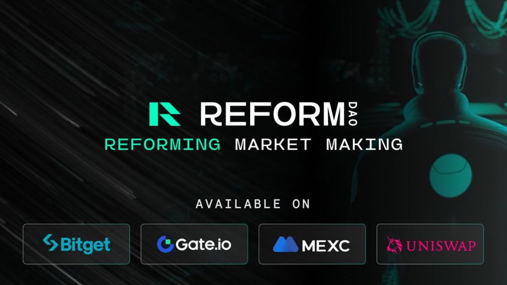 ReformDAO Announces $RFRM Token Listing on Gate.io, MEXC, and Bitget