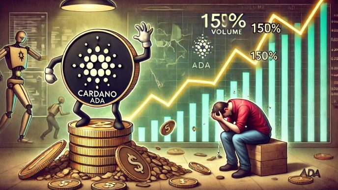 Cardano Sees Massive 150% Volume Surge, Yet ADA Price Stalls With 4% Decline