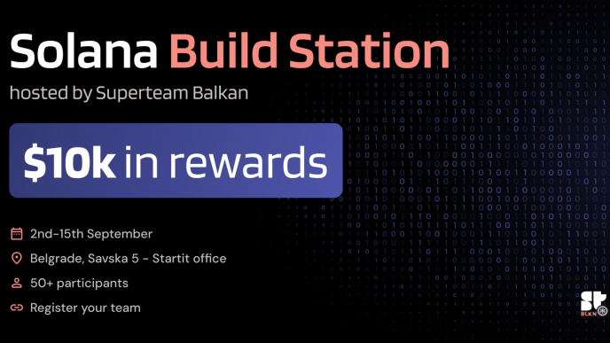 Solana Build Station Arrives in Belgrade This September: A Leading Web3 Hackathon