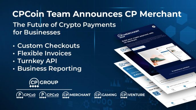 CPCoin Team Announces CP Merchant – The Future of Crypto Payments for Businesses