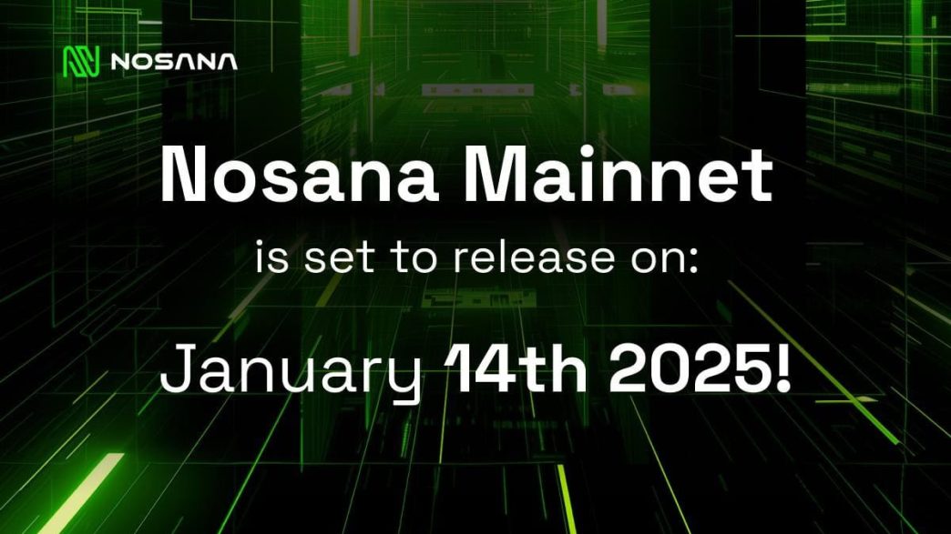 Nosana Announces "Road to Mainnet" with January 2025 Launch