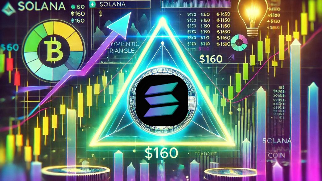 Solana (SOL) Consolidates in Symmetrical Triangle – Analyst Reveals $160 Target On Breakout