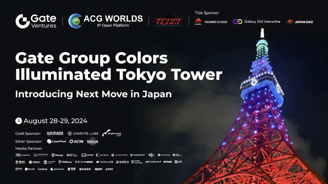 Gate Group Colors Illuminated Tokyo Tower