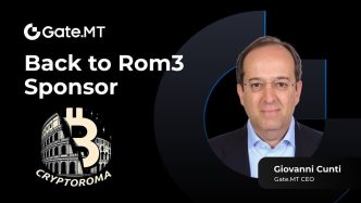 Gate.MT CEO Giovanni Cunti Advocates for Accelerated Web3 Adoption at CryptoRoma Meetup in Rome