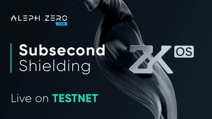 Aleph Zero Launches Subsecond Shielding on Testnet, Delivering Client-Side ZK Privacy for DeFi