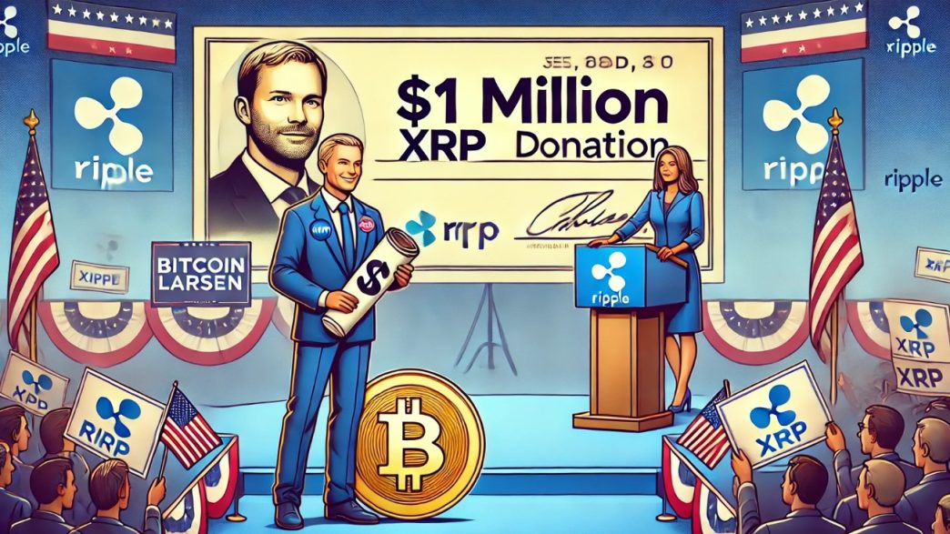 Ripple Co-Founder Chris Larsen Sends $1 Million XRP Donation To Kamala Harris