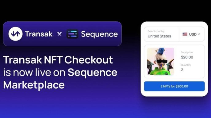 Transak NFT Checkout Now Integrated with Sequence Marketplace Solutions: Many NFTs, One Click, Your Currency