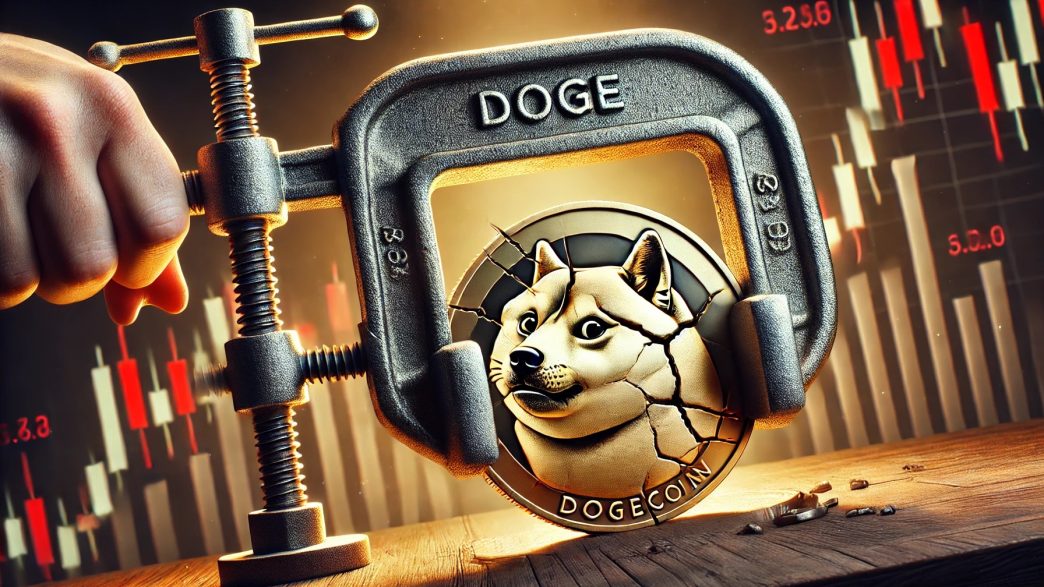 Dogecoin Bollinger Bands Squeezes Tighter Than It Was Before 2021 Rally, What This Means