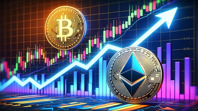 Ethereum Price Moves Up, Yet Lags Behind Bitcoin's Momentum