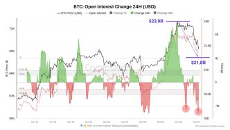 Bitcoin leverage flush out