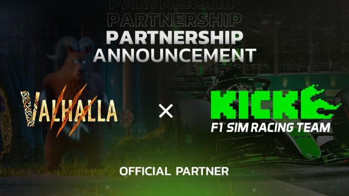 Floki’s Valhalla Partners With Kick F1 Sim Racing Team