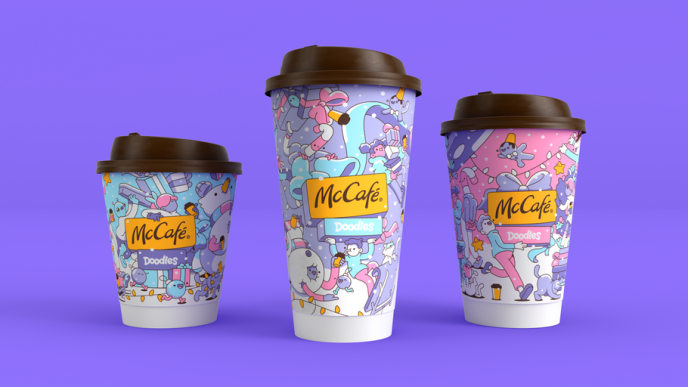 McDonald's Reveals Doodles Collab for Coffee and Collectibles