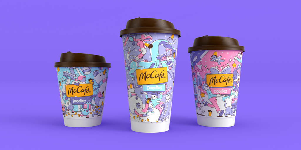 McDonald's Reveals Doodles Collab for Coffee and Collectibles