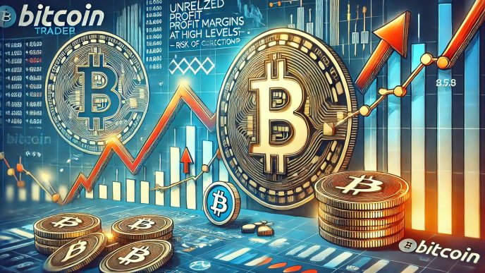 Bitcoin Trader Unrealized Profit Margins At High Levels – Risk Of Correction?