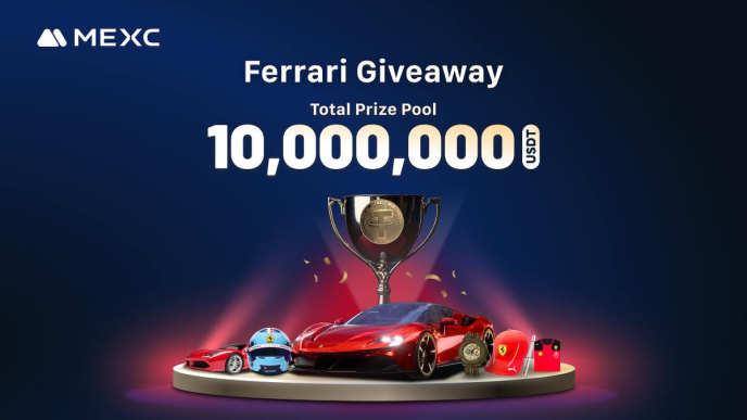 MEXC Unveils Industry’s Biggest Ferrari Giveaway With a 10,000,000 USDT Prize Pool