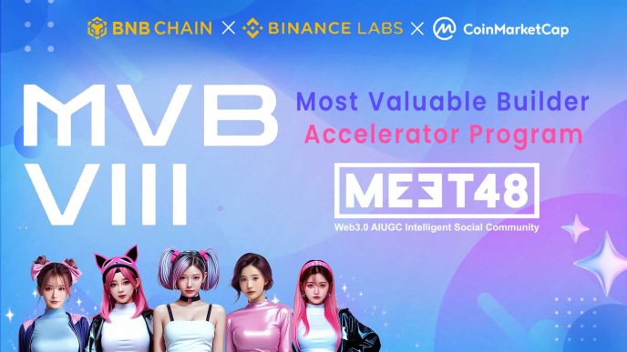 MEET48 Has Officially Joined MVB Accelerator Program, Season 8, Jointly Run by BNB Chain, Binance Labs and CMC Labs