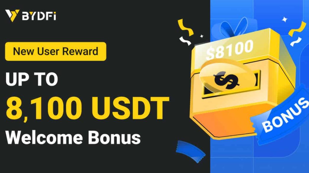 BYDFi Launches 8100 USDT Welcome Bonus Campaign to Offer Users Exclusive Benefits