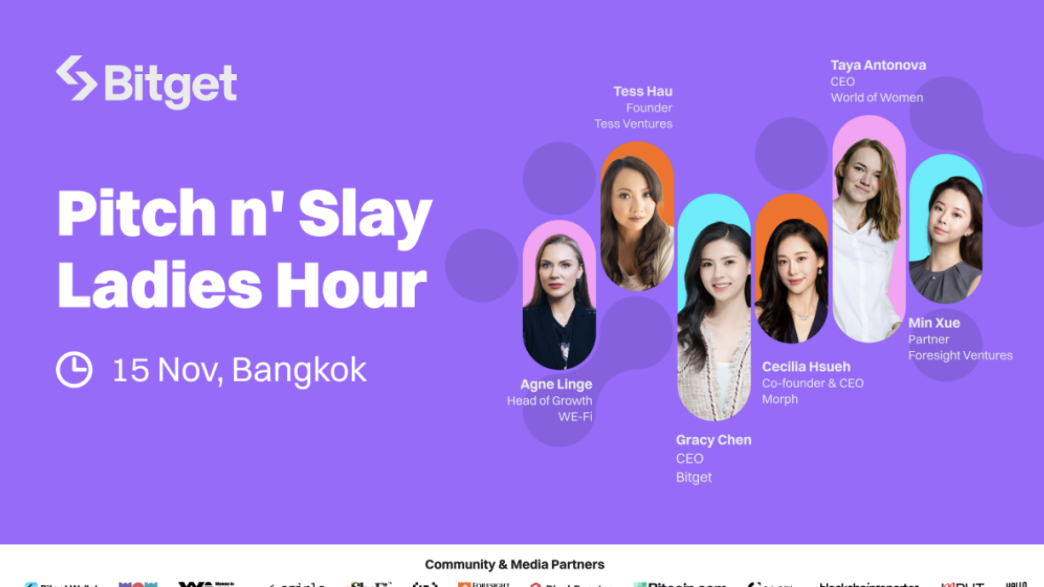 Pitch n’ Slay: Bitget and Morph Join Forces to Spotlight Females with $100K Seed Funding, Travel Support, Grants, and BWB Airdrop