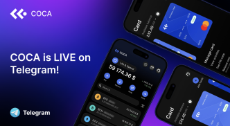Coca Wallet is Now on Telegram with Its Ongoing Zero Fee Campaign