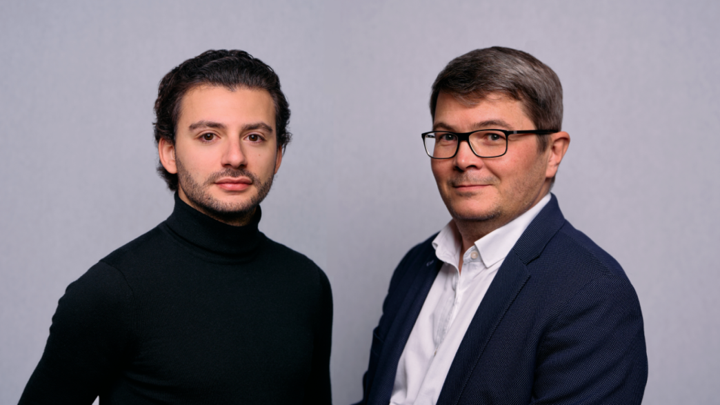 D2X co-founder Theodore Rozencwajg (right) and D2X CEO Frederic Colette (left)