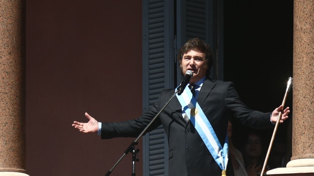 President of Argentina Javier Milei (Photo by Tomas Cuesta/Getty Images)