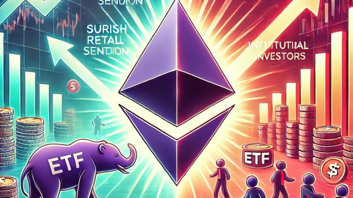 Ethereum Battles Bearish Retail Sentiment Amid Surging ETF Demand