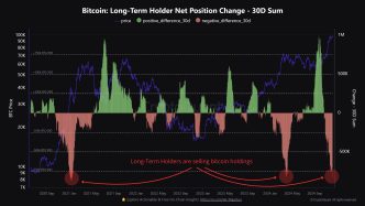 Bitcoin LTH Net Position Change