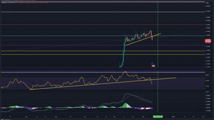 Dogecoin price analysis