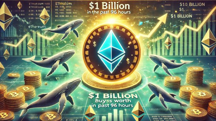 Ethereum Whales Bought $1 Billion ETH In The Past 96 Hours – Details