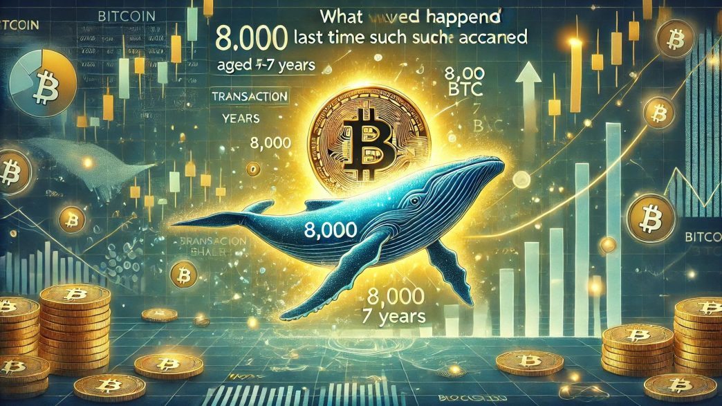 Bitcoin Whale Moves 8,000 BTC Aged 5-7 Years – What Happened Last Time