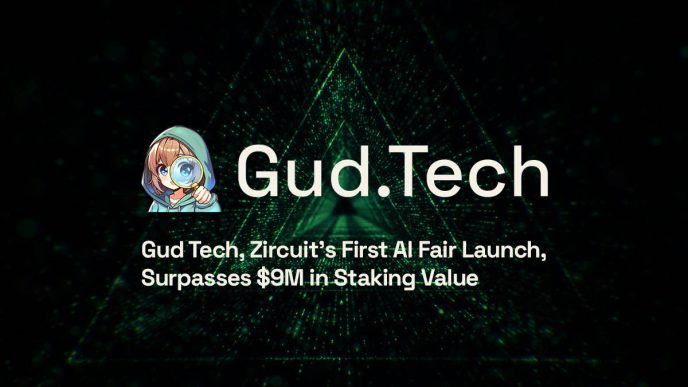 Gud Tech, Zircuit’s First AI Fair Launch, Surpasses $9M in Staking Value