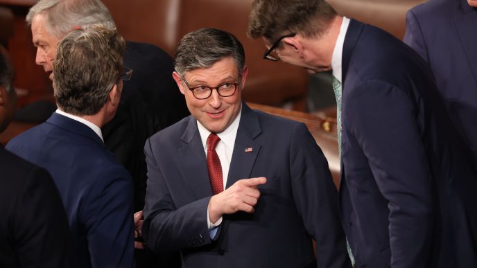 House Speaker Mike Johnson (R-Louisiana) (Win McNamee/Getty Images)