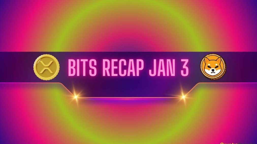 Ripple (XRP) Price Resurgence, Shiba Inu's (SHIB) Burning Efforts, and More: Bits Recap Jan 3