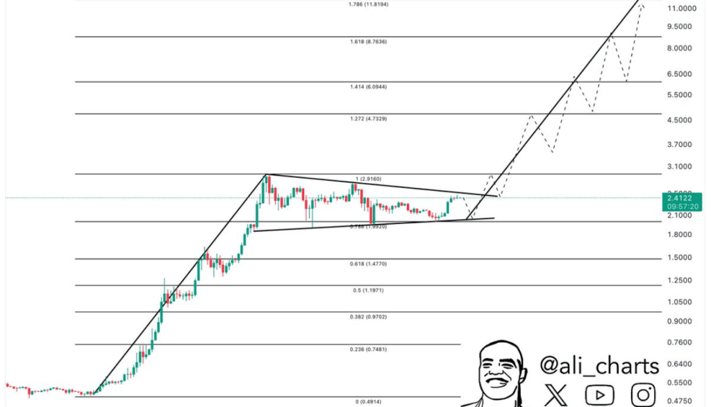 XRP Eyes $11, But a Correction Might Come First: Analyst