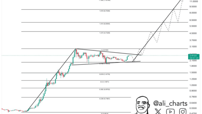 XRP Eyes $11, But a Correction Might Come First: Analyst