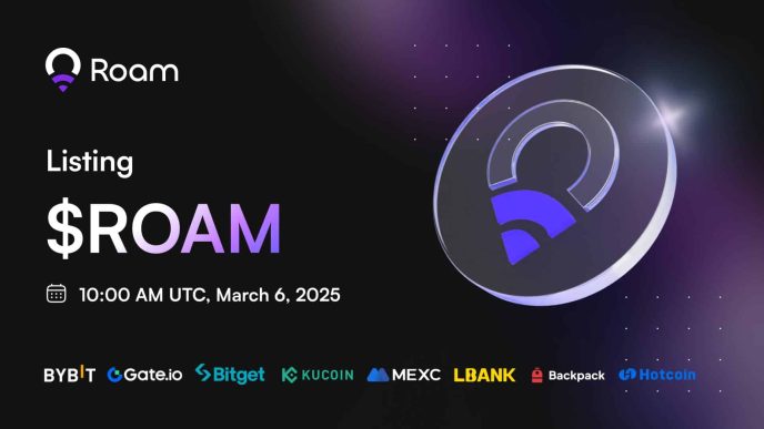 Eight Major Exchanges will Launch Roam with total 6 Million ROAM Rewards